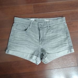 Gap Gray Denim Shorts Sz 30